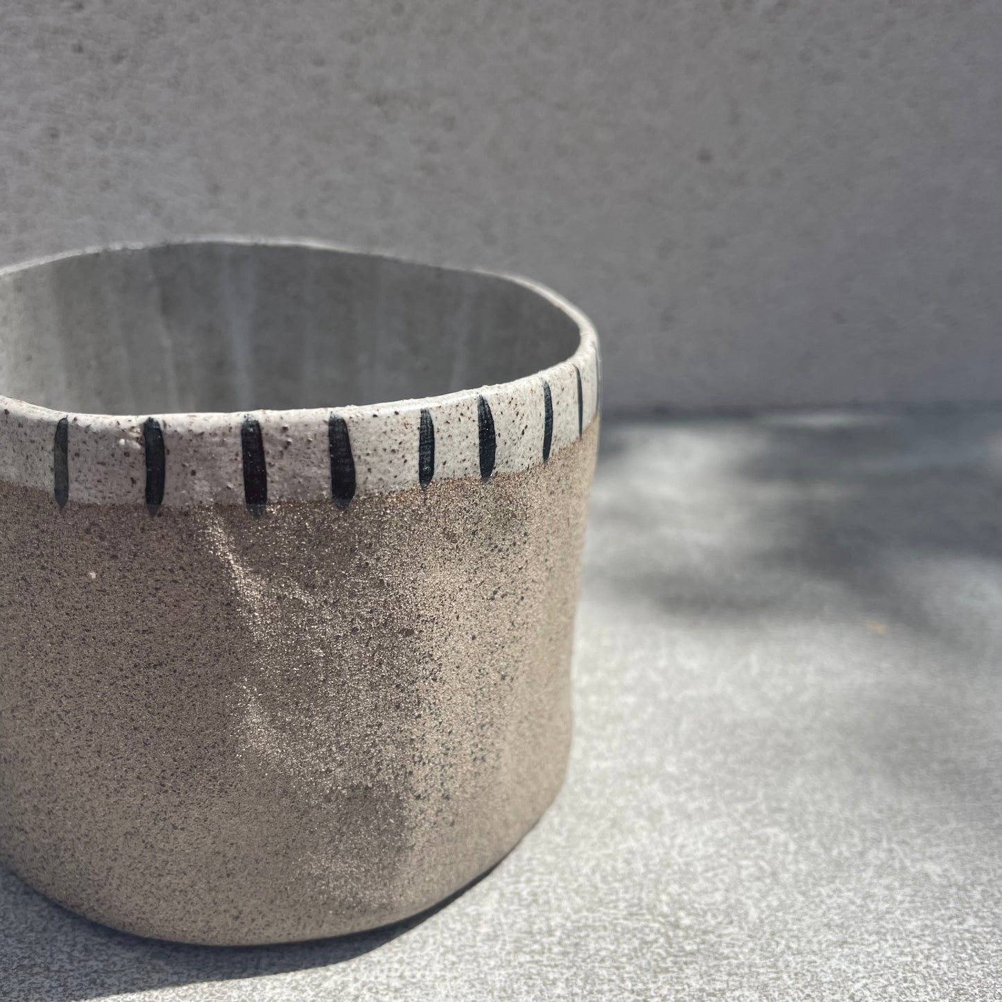 Nipa Stoneware Bardak | Gri